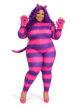 Plus Size Sexy Cheshire Cat Bodysuit Women's Costume - US 9332