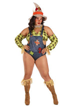 Plus Size Women's Sexy Country Scarecrow Costume - US 2622