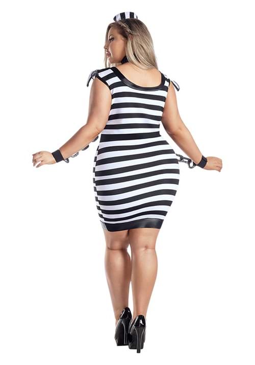 Plus Size Sexy Women's Jailbird Costume - US 4422