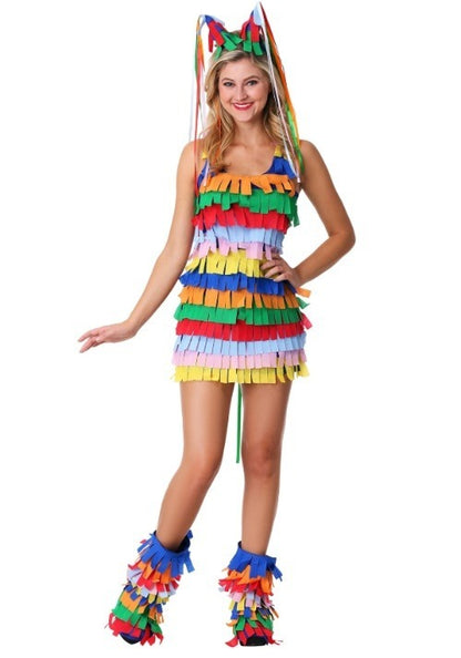 Women's Plus Size Sexy Piñata Costume - US 3767