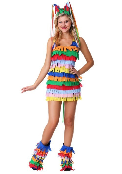 Women's Plus Size Sexy Piñata Costume - US 3767