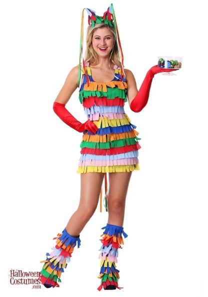 Women's Plus Size Sexy Piñata Costume - US 3767