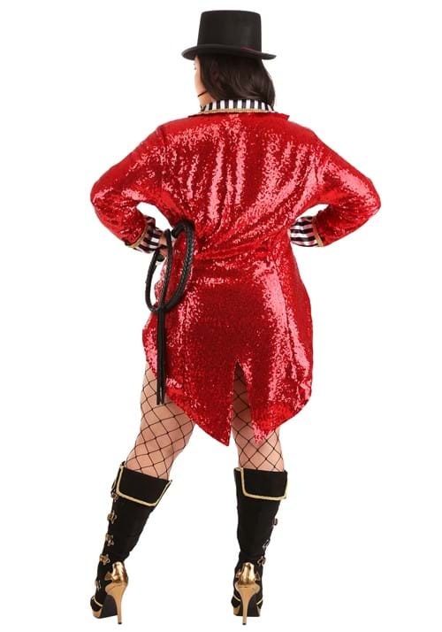 Women's Plus Size Sexy Sequin Ringmaster Costume - US 4453