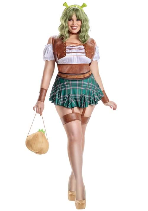 Plus Size Sexy Swamp Ogre Costume for Women - US 4062