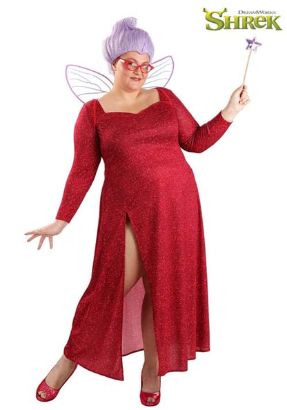 Plus Size Women's Shrek Fairy Godmother Costume - US 4944