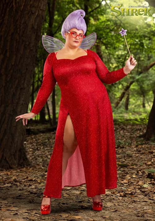 Plus Size Women's Shrek Fairy Godmother Costume - US 4944