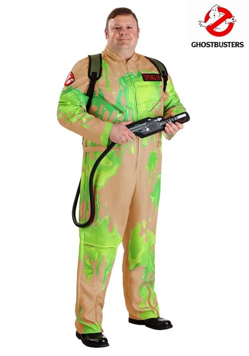 Plus Size Slime-Covered Adult Ghostbusters Costume - US 6320
