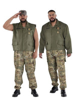Plus Size Soldier Men's Costume - US 0533