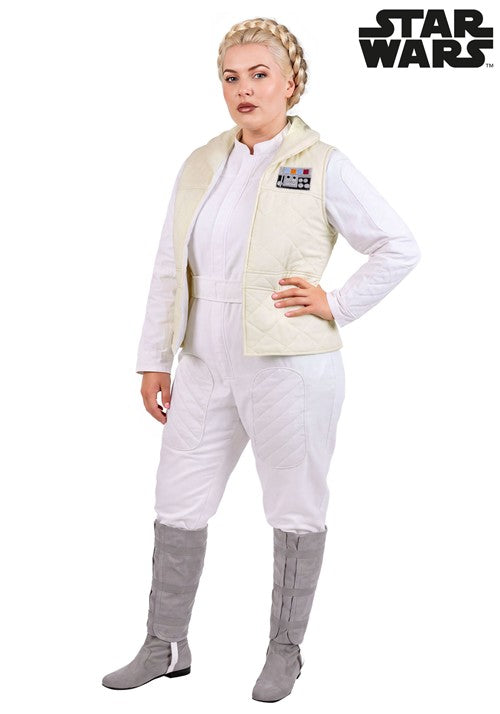 Plus Size Star Wars Hoth Leia Costume for Women - US 5777