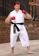 Men's Plus Size Street Fighter Ryu Costume - US 3156