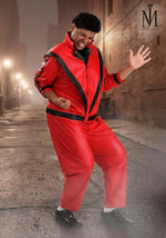 Men's Plus Size Michael Jackson Thriller Costume - US 0410