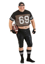 Plus Size Tight End Footballer Costume for Men - US 8028