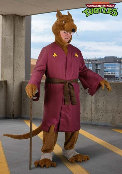 Plus Size Teenage Mutant Ninja Turtles Master Splinter Costume for Men - US 5772