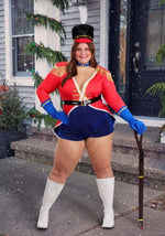 Plus Size Sexy Toy Soldier Costume for Women - US 8136