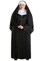 Plus Size Traditional Nun Costume for Women - US 6010