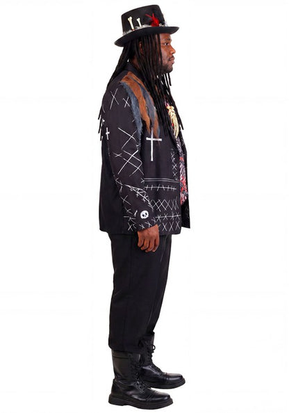 Plus Size Voodoo Priest Costume for Men - US 5935