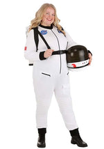 Women's Plus Size White Astronaut Costume - US 0158