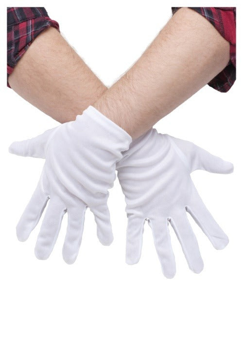 Plus Size White Gloves - US 3361