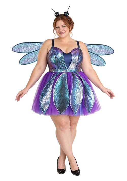 Women's Plus Size Wild Wings Dragonfly Costume - US 9473