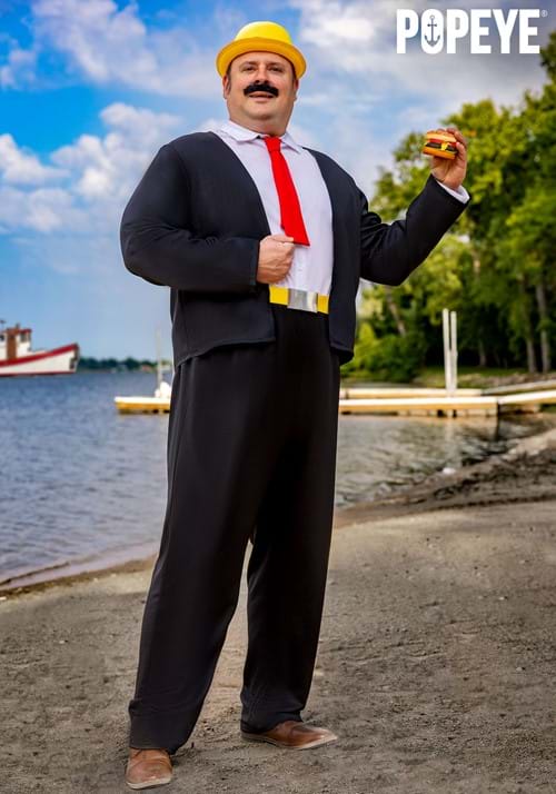 Plus Size Wimpy Popeye Costume for Men - US 5322