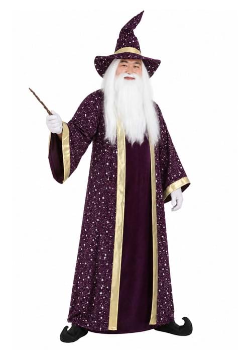 Plus Size Wizard Costume for Adults - US 8660
