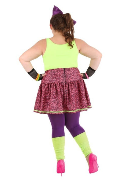 Women's Plus Size 80s Rad Costume - US 9365