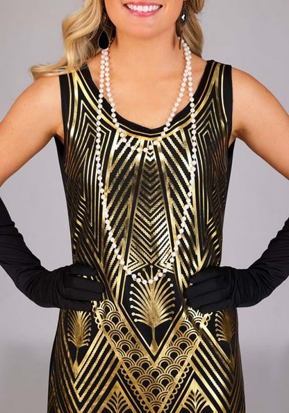 Plus Size Art Deco Flapper Women's Costume - US 7714