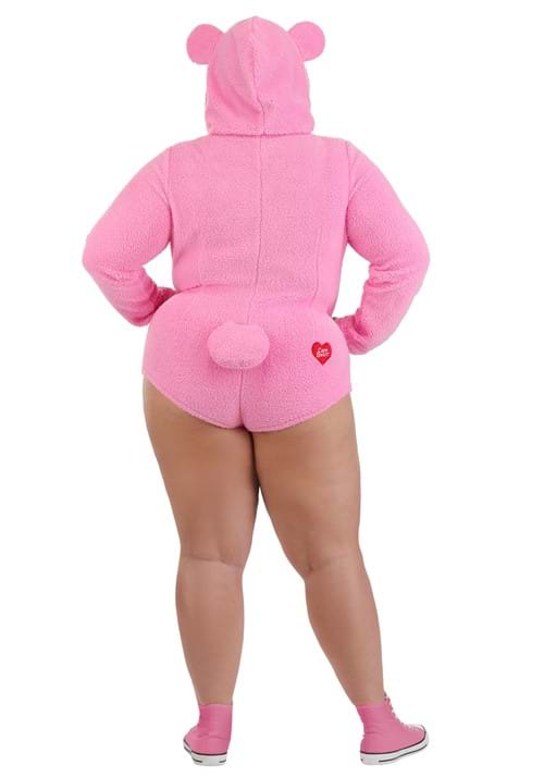 Plus Size Cheer Bear Romper Costume for Women - US 5237