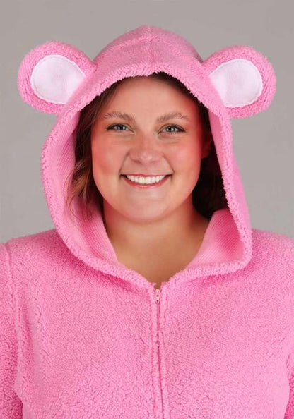 Plus Size Cheer Bear Romper Costume for Women - US 5237