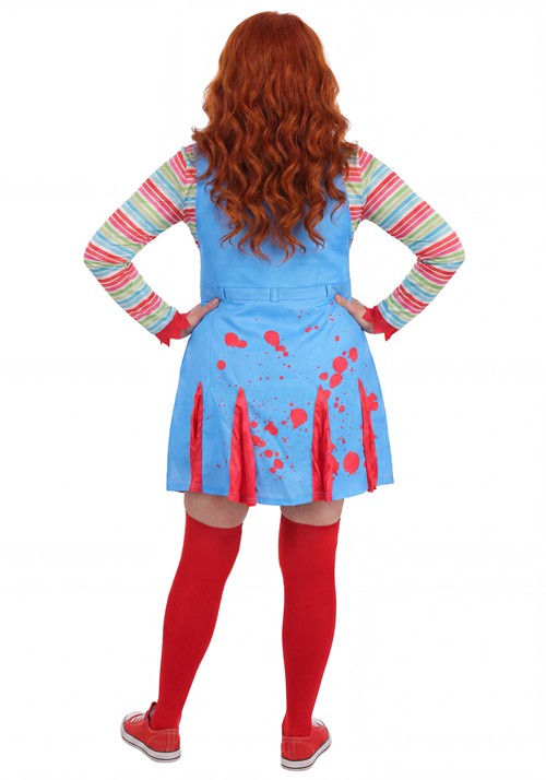 Plus Size "Come Play" Killer Doll Costume for Women - US 0402