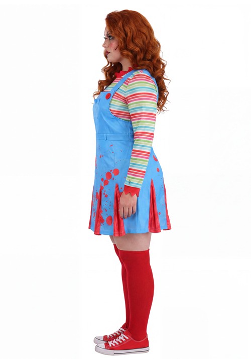 Plus Size "Come Play" Killer Doll Costume for Women - US 0402