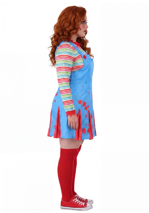 Plus Size "Come Play" Killer Doll Costume for Women - US 0402