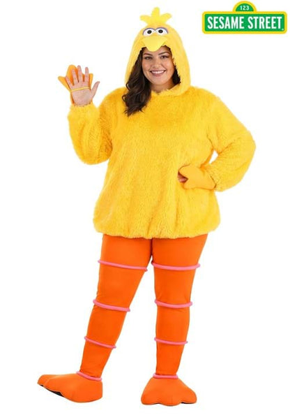 Plus Size Sesame Street Cozy Big Bird Costume for Women - US 9122