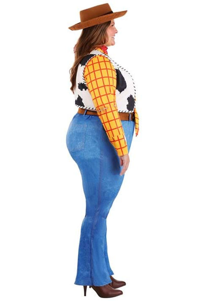Plus Size Deluxe Pixar Toy Story Woody Costume for Women - US 1612