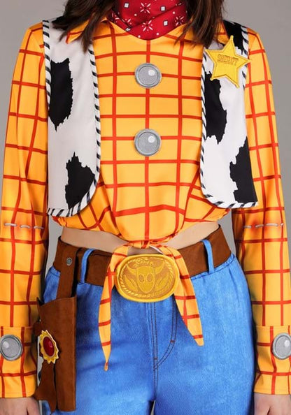 Plus Size Deluxe Pixar Toy Story Woody Costume for Women - US 1612
