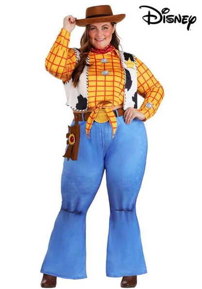 Plus Size Deluxe Pixar Toy Story Woody Costume for Women - US 1612