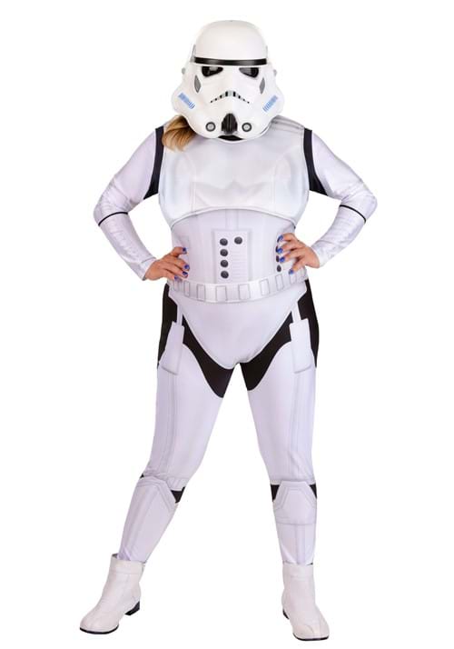Plus Size Deluxe Star Wars Stormtrooper Costume for Women - US 9168