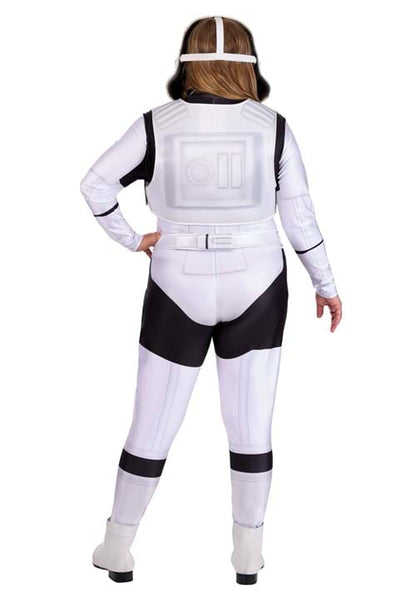 Plus Size Deluxe Star Wars Stormtrooper Costume for Women - US 9168