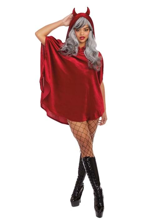 Women's Plus Size Devil Poncho - US 7108