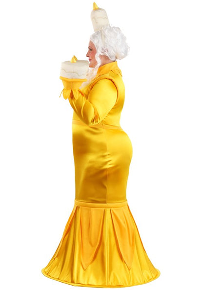 Plus Size Beauty and the Beast Women's Lumiere Costume - US 8495