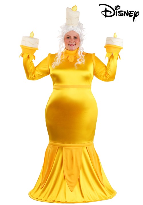 Plus Size Beauty and the Beast Women's Lumiere Costume - US 8495