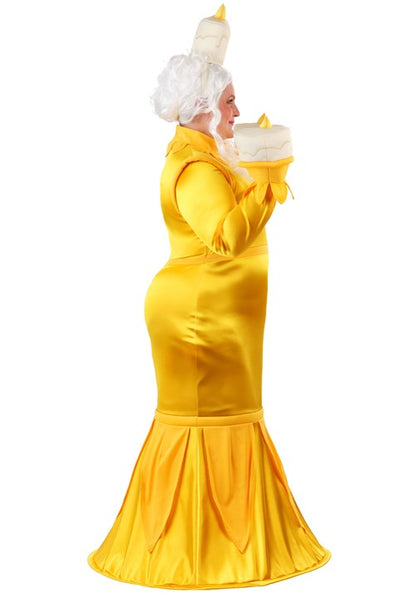 Plus Size Beauty and the Beast Women's Lumiere Costume - US 8495
