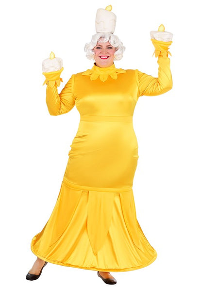 Plus Size Beauty and the Beast Women's Lumiere Costume - US 8495