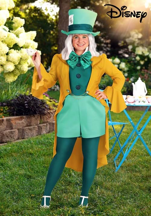 Plus Size Disney Mad Hatter Costume for Women - US 2124