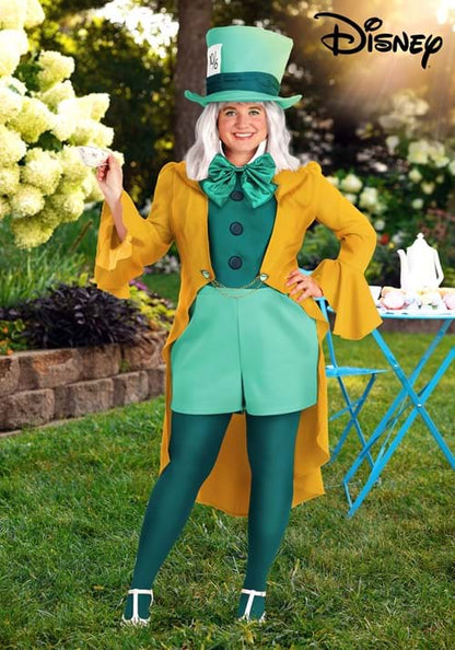 Plus Size Disney Mad Hatter Costume for Women - US 2124