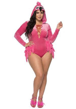 Women's Plus Size Feisty Flamingo Costume - US 3095
