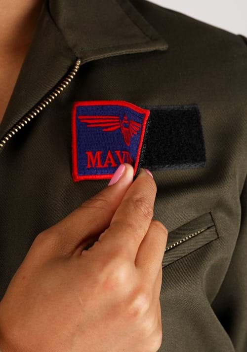 Women's Plus Size Flight Suit Top Gun Costume - US 0620
