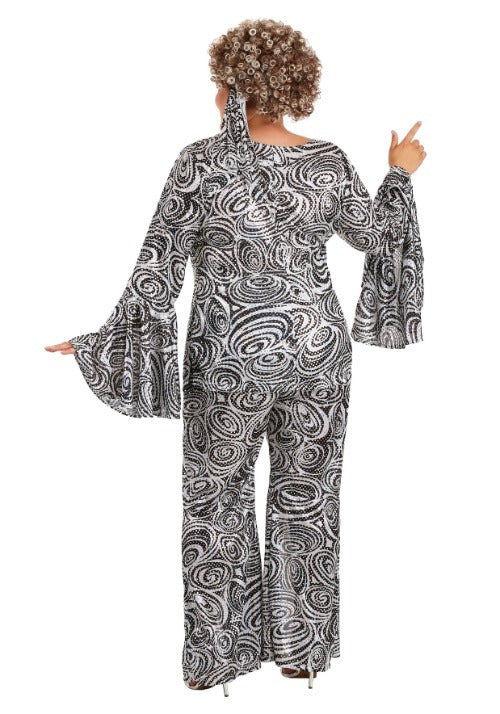 Plus Size Foxy Disco Lady Costume for Women - US 8778
