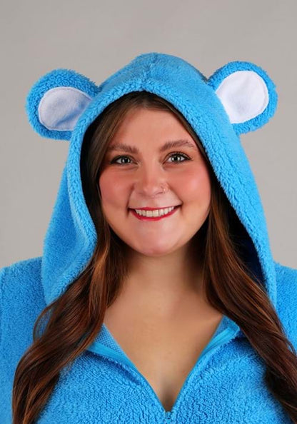 Plus Size Care Bears Grumpy Bear Women's Romper Costume - US 4691
