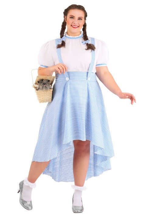 Plus Size Kansas Girl High Low Costume for Women - US 0023